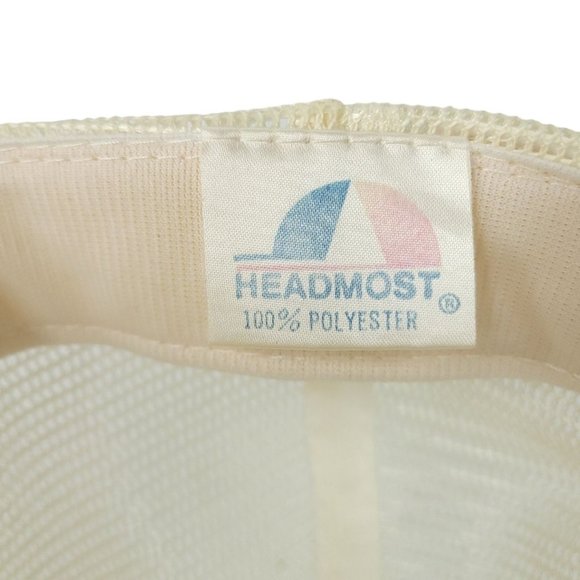 Vintage Headmost Castrol GTX Racing Mesh Snapback Trucker Hat Baseball Cap Foam - Picture 11 of 16